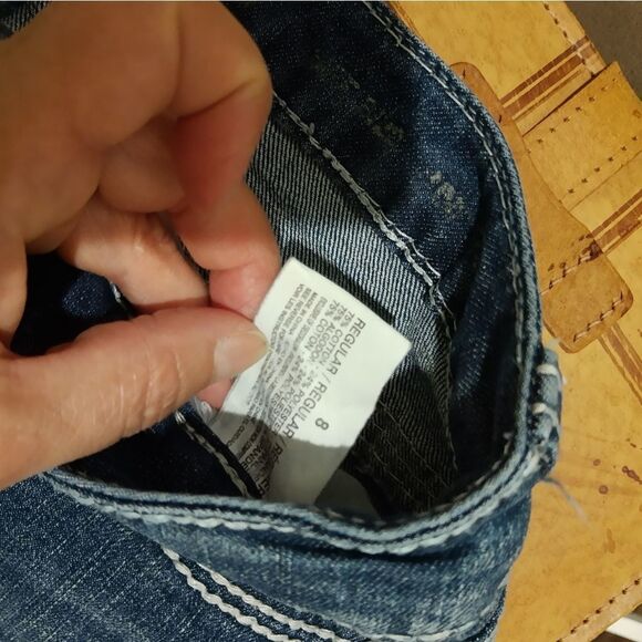 CODE Bleu Capri jeans Size 8 Mid Rise - Picture 8 of 10